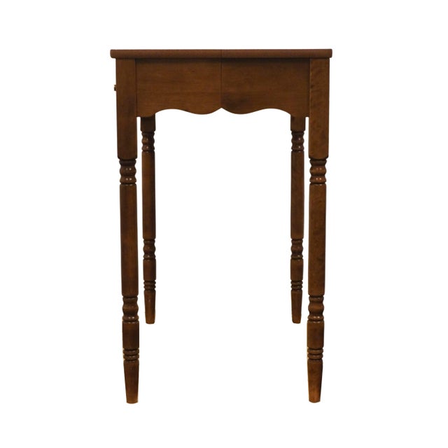 Brown Ethan Allen Heirloom Maple Nutmeg CRP Custom Room Plan 34" Extension Table 10-4513p For Sale - Image 8 of 9