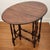 Brown Solid Mahogany Antique Gateleg / Spiderleg Drop Leaf Table For Sale - Image 8 of 16