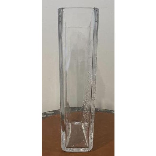 1950s Mid-Century Orrefors Crystal Vase by Ingeborg Lundin For Sale - Image 5 of 7
