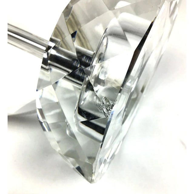 Cut Crystal Table Lamp For Sale - Image 10 of 11