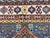 Ivory Blue Kazak Wool Rug With Three Medallions and Ivory Border, 3'4" X 4'10" For Sale - Image 8 of 14