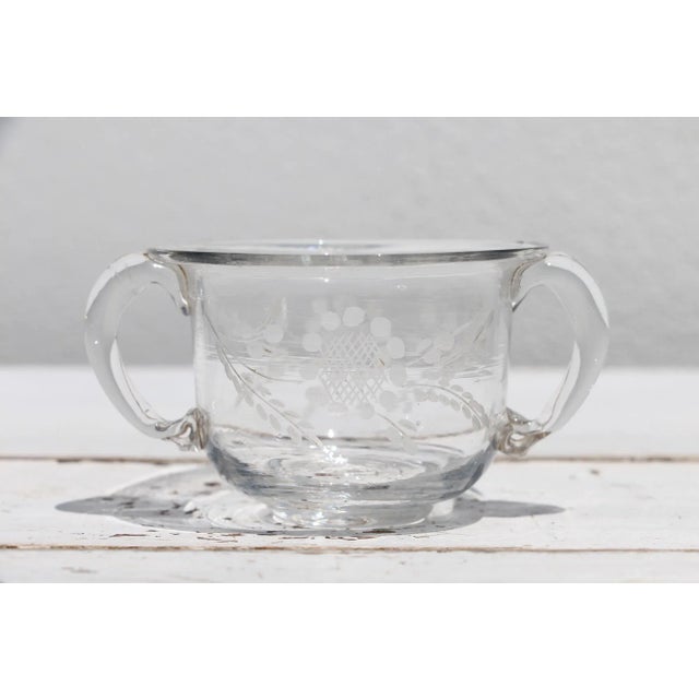 Baroque 18th Century Antique Hand-Blown Glass Small Cup For Sale - Image 3 of 13