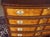 1990s Henkel Harris Mahogany & Flame Birch Inlaid Rogers Bowfront Dresser Chest For Sale - Image 11 of 17
