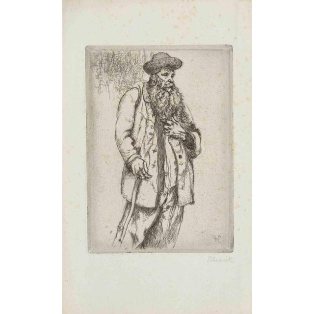 Francis Brooks Chadwick, Portrait of Man, Etching, 1915 For Sale - Image 3 of 3