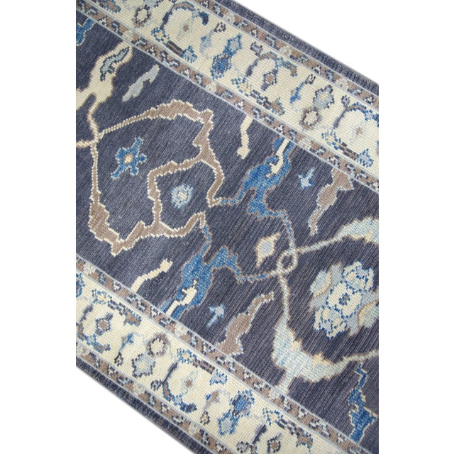 Modern Turkish Oushak Rug 3'2" x 21'5" For Sale In Houston - Image 6 of 8
