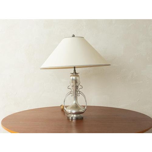 Vintage Art Nouveau Table Lamp For Sale - Image 3 of 10