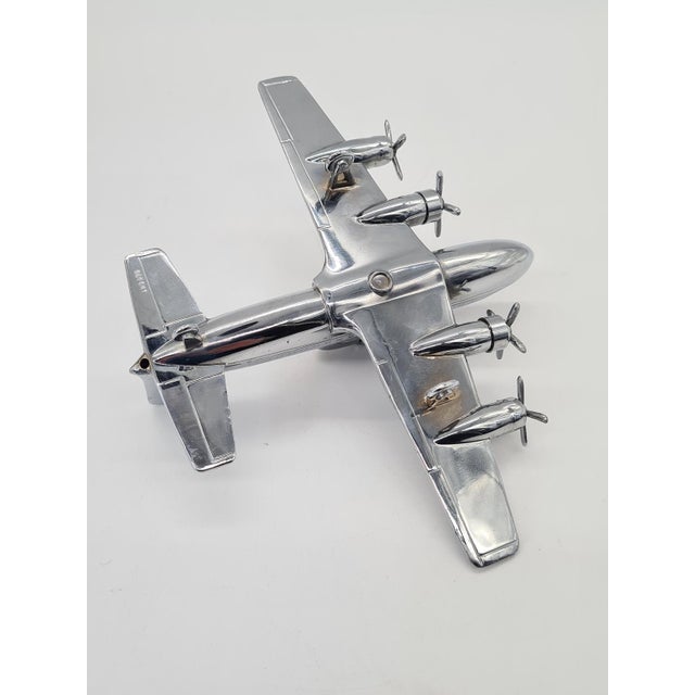 Silver Japanese Airplane Lighter, 1960s For Sale - Image 8 of 14