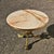Vintage French Marble and Brass Coffee Table, 1969 For Sale - Image 6 of 15