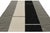 2010s Rug & Kilim’s Contemporary Kilim With Textural Cream White and Black Stripes For Sale - Image 5 of 7
