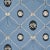 SAMPLE - Schumacher x Backdrop Edith Wallpaper In Blue For Sale