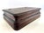 19th Century Dark Wood Hinged Document Box For Sale - Image 4 of 15