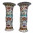 20th Century Yongzheng Style Chinese High Gloss Porcelain Vases - A Pair For Sale