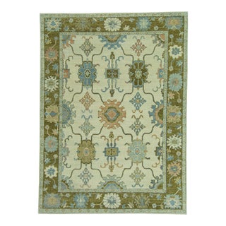 Turkish Oushak Rug 9' x 12'3" #20133 For Sale