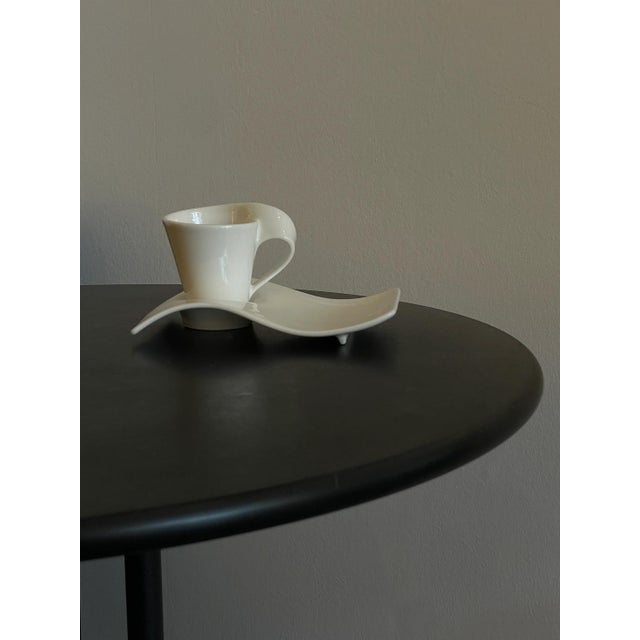 Newwave Espresso Cup and Saucer from Villeroy & Boch, 1980s, Set of 2 For Sale - Image 4 of 4