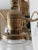 Antique Steuben Style Brass 5-Armed Chandelier For Sale - Image 15 of 16