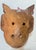 Wood Mid 20th Century Thai Hand-Carved Wood Stylized Boar Folk Art Wall Mask For Sale - Image 7 of 12