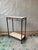 2020s Custom Bronze Iron Console Table With Travertine Shelves For Sale - Image 5 of 12