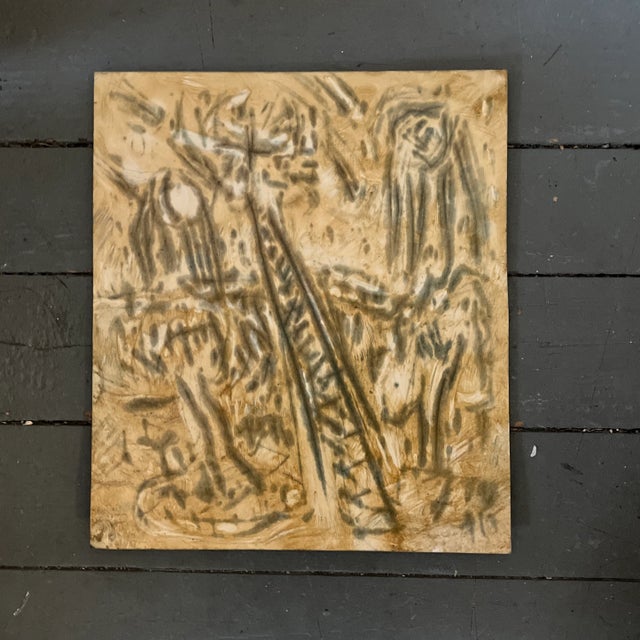 Contemporary Original Peter Duncan Abstract Encaustic Painting Signed “The Narrow Way” For Sale In Philadelphia - Image 6 of 6