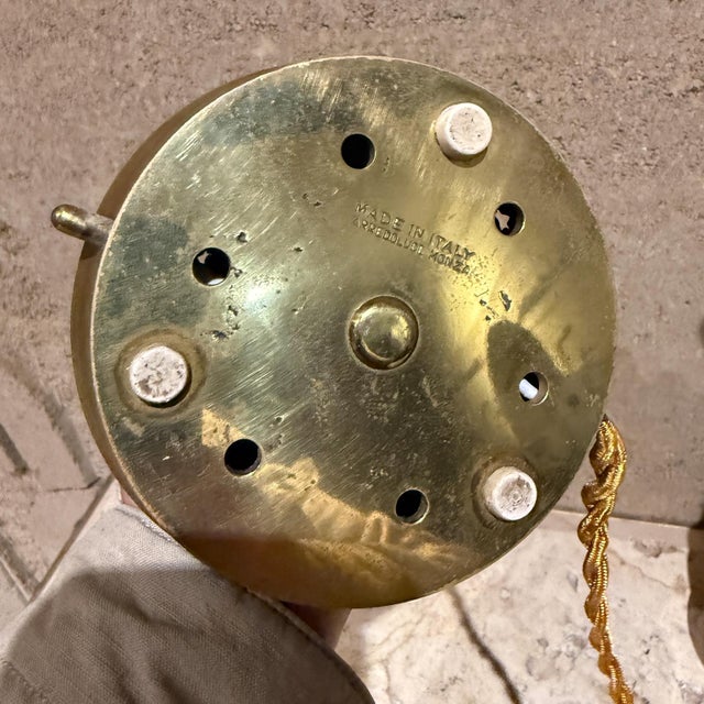 1950s Arredoluce Angelo Lelii Italian Blue Star Table Lamps For Sale - Image 9 of 12