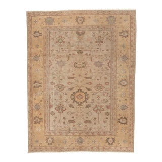 Vintage Turkish Oushak Rug - 08'00 X 10'0 For Sale