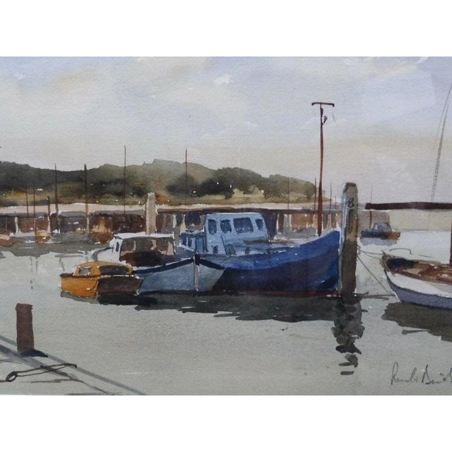 Ronald Birch, Yarmouth Harbour and Pier, 1970s, Watercolour For Sale - Image 10 of 14