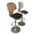 Pair of 1970s Postmodern Swivel Lucite and Chrome Barstools From Hill Manufacturing For Sale