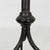 Italian Black Metal Console with Mirror and Drawer, Late 1800s For Sale - Image 15 of 18