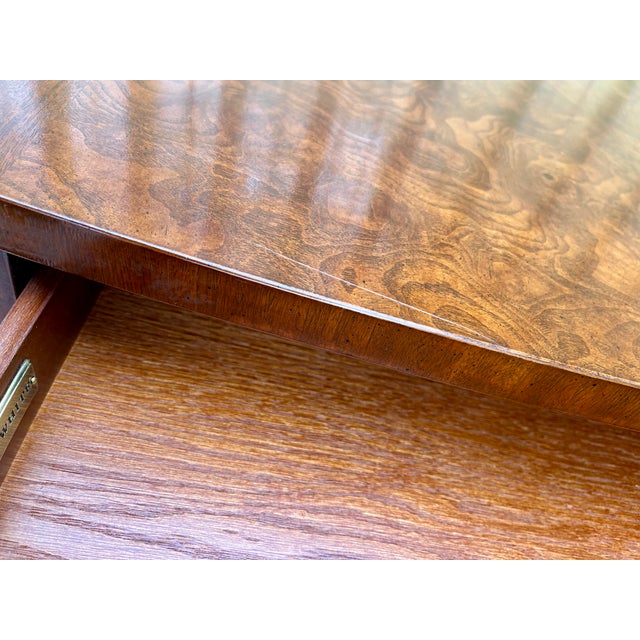 Late 20th Century Inlaid Writing Desk by Hickory & White Furniture. For Sale - Image 14 of 17