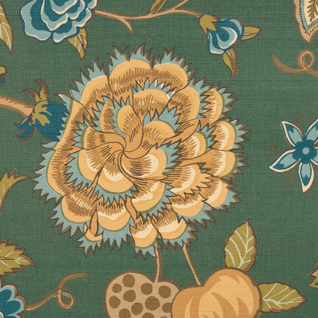 Schumacher SAMPLE - Schumacher Darsy Tree Of Life Sisal Panel Set In Juniper For Sale - Image 4 of 4