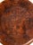 Vintage Peruvian Hand-Tooled Leather Ottoman For Sale - Image 4 of 17