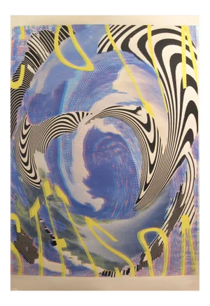 2018 Contemporary Poster - Colin Stetson (Vortex) by Slep