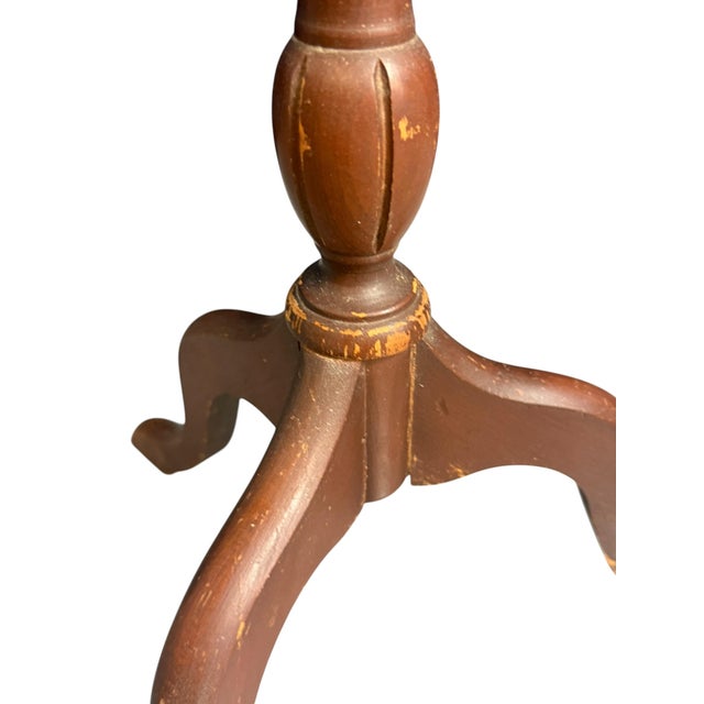 Antique Georgian Tripod Side Wine Table, 1900 For Sale - Image 11 of 14