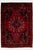 7' X 10' Room Size | 1950s Bidjar Persian Wool Rug With Red Rosette Motif For Sale - Image 9 of 10