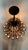 Brown Antique Candle Chandelier, 1890s For Sale - Image 8 of 18