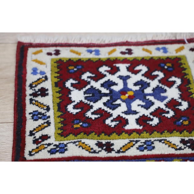 Textile 1970s Boho Style Handmade Oushak Rug For Sale - Image 7 of 12