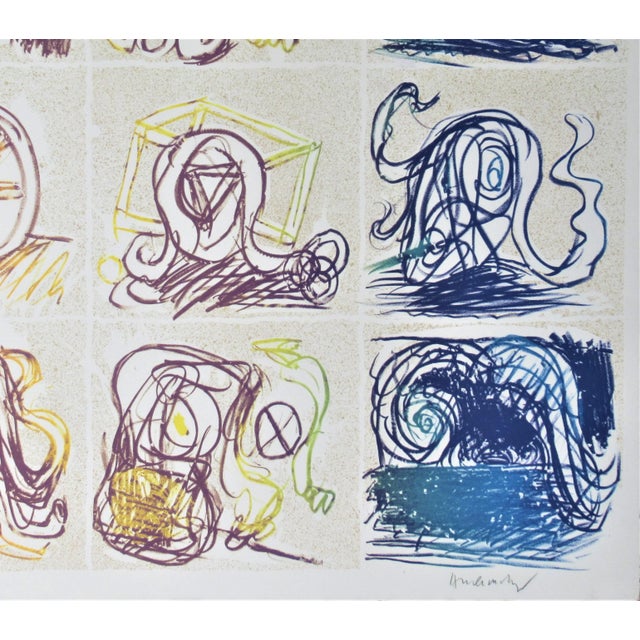 Modern Pierre Alechinsky, Inventory, Circa 1980 For Sale - Image 3 of 5