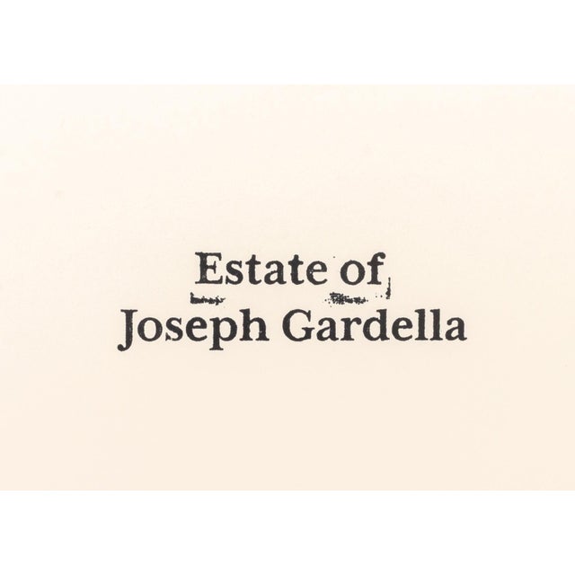 Black Joseph Gardella Black Fan Study Mixed Media For Sale - Image 8 of 8