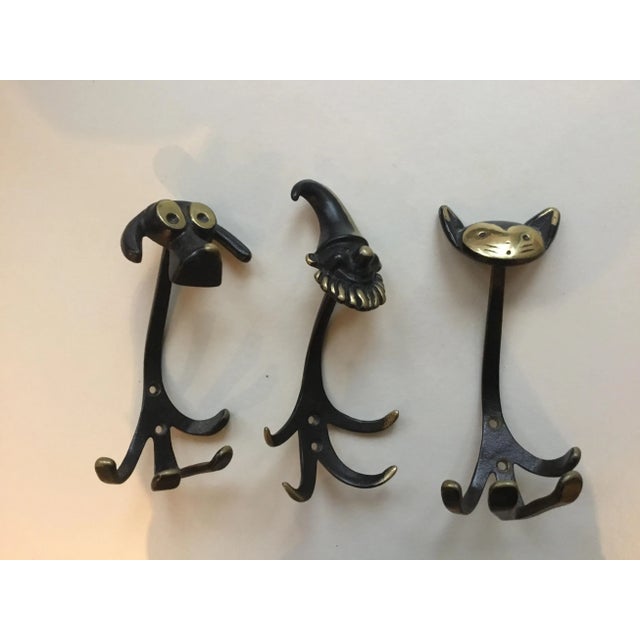 Mid-Century Hooks from Hertha Beller, Set of 3 For Sale - Image 4 of 4