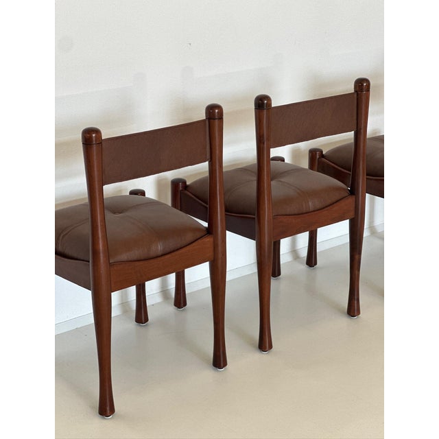 Model 620 Chairs by Silvio Coppola for Bernini, 1960s, Set of 4 For Sale - Image 6 of 18