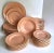 Peach 1990s Post Modern Mikasa "Ultrastone Melon" Set of 36 Dishes For Sale - Image 8 of 8