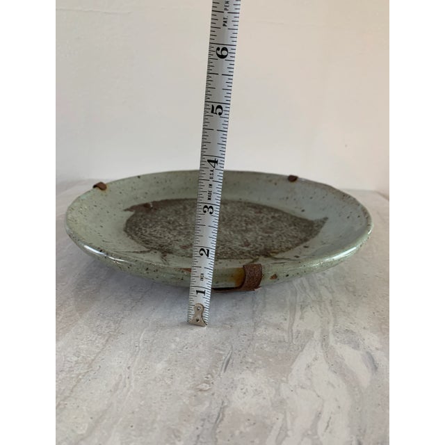 Gray Mid 20th Century Mid-Century Modern Studio Pottery Bird Ceramic Dish For Sale - Image 8 of 9