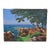 French School Early 20th Century G. Perrin "The Seaside" Oil Painting on Canvas, Signed For Sale