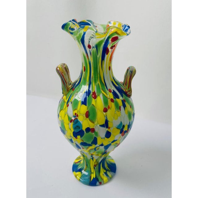 Favolosa anfora con manici riportati a mano a forma rettangolare. Anfora comprata da una persona che ha traslocato da...