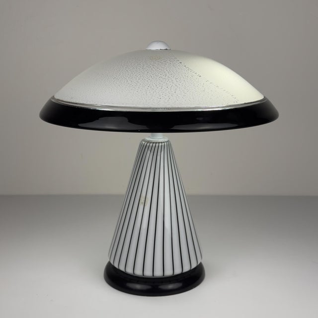 Vintage Murano Table Lamp by Zonca, Italy, 1980s For Sale - Image 9 of 18