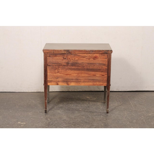 Wood French Painted 2-Drawer Chest, 19th C. For Sale - Image 7 of 12