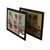 Framed Pair of Punakawan Reverse Glass Painting Scholars' Stroll For Sale - Image 4 of 14