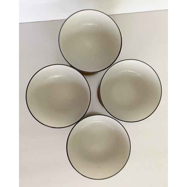 Vintage Carlo Moretti Glass Champagne Coupes-Set of 4 For Sale - Image 9 of 10