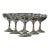 Vintage 1960s Etched Glass Champagne Coupes Set of 6 For Sale
