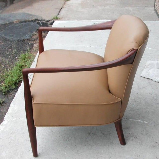 1960s Vintage Midcentury Ib Kofod Larsen Style Lounge Chair For Sale - Image 4 of 9