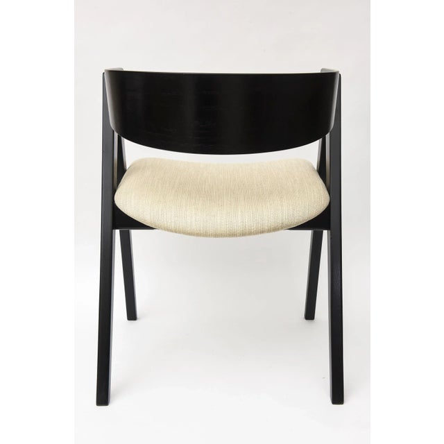 Vintage Compass Side Chair by Allan Gould, 1948, Wood and Upholstery, Restored For Sale In Miami - Image 6 of 12